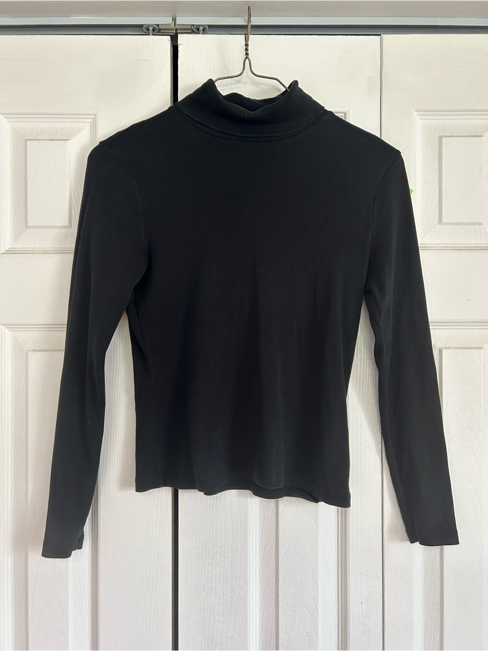 Ralph Lauren Black Long-Sleeve Turtle Neck Top